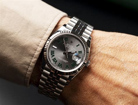 rolex 36mm datejust wimbledon|Rolex Datejust 36 automatic watch.